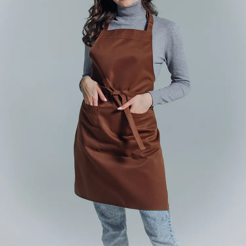 Adjustable Bib Apron with Long Ties 18