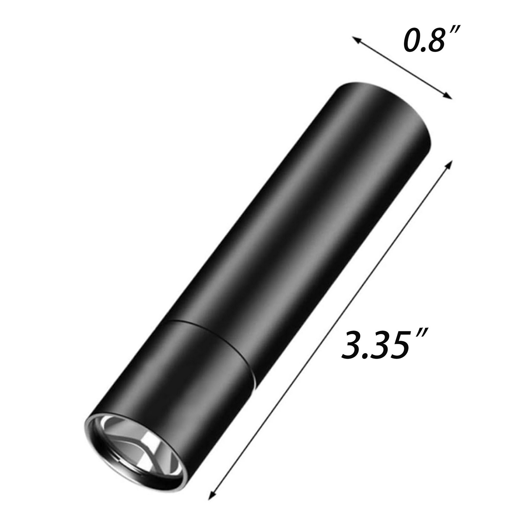 USB Rechargeable Aluminium Mini Torch 4