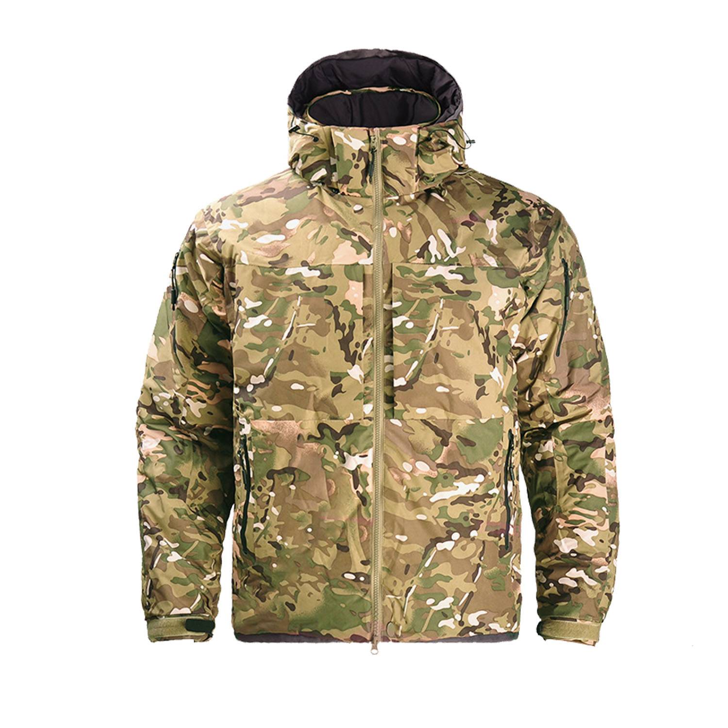 Windproof Outdoor Military Tactical Jacket Hooded Coat 4