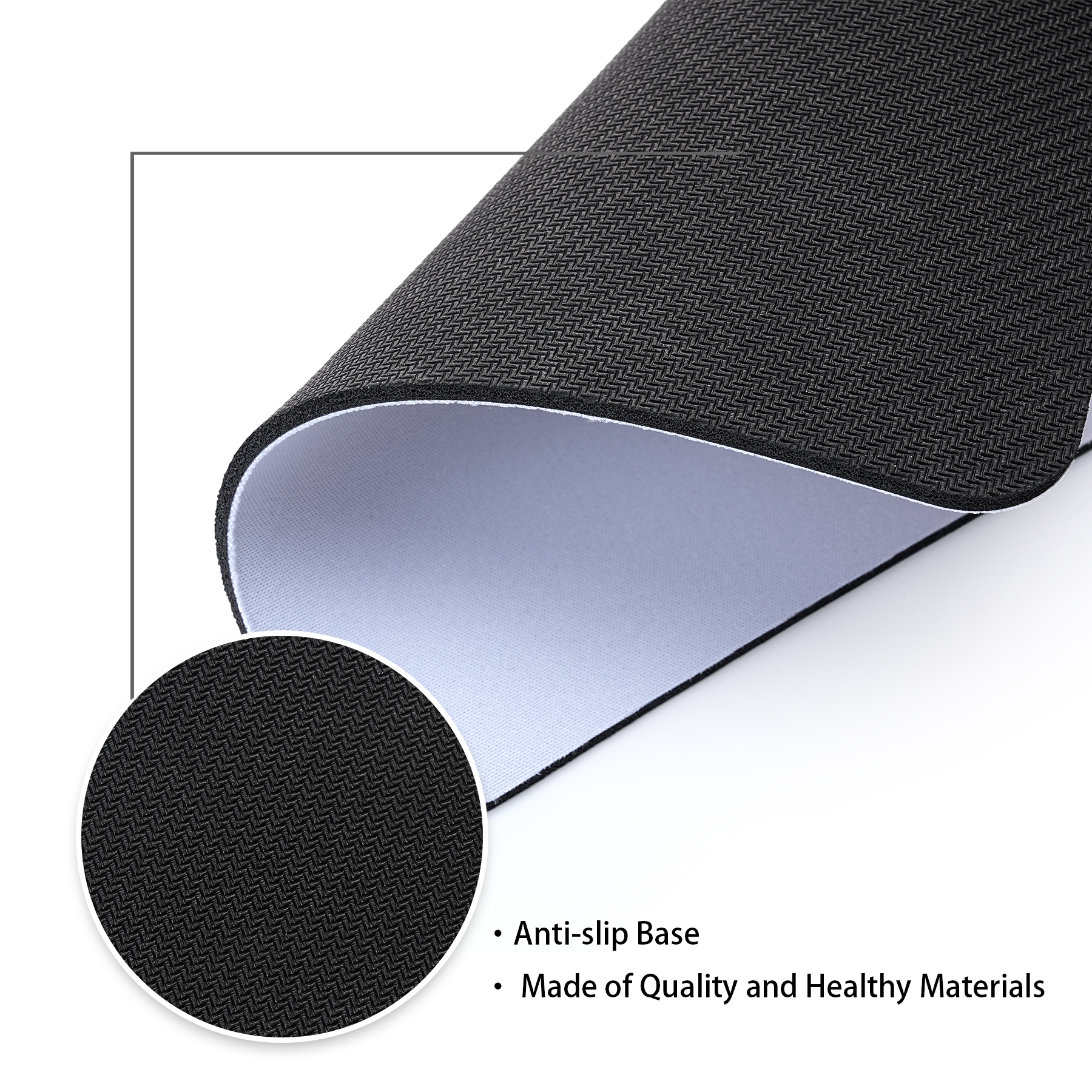7'' x 8 2/3'' x 1/16'' Soft Thin Mouse Pad 2