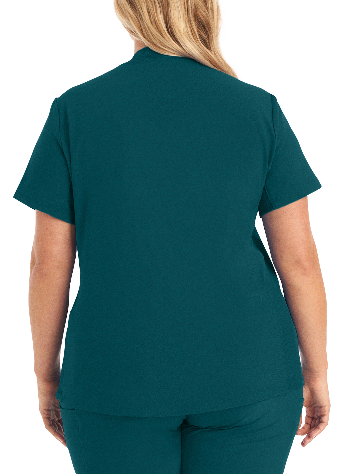 Landau - Forward - Women's Three-Pocket Rib-Knit Neckline V-Neck Top 30