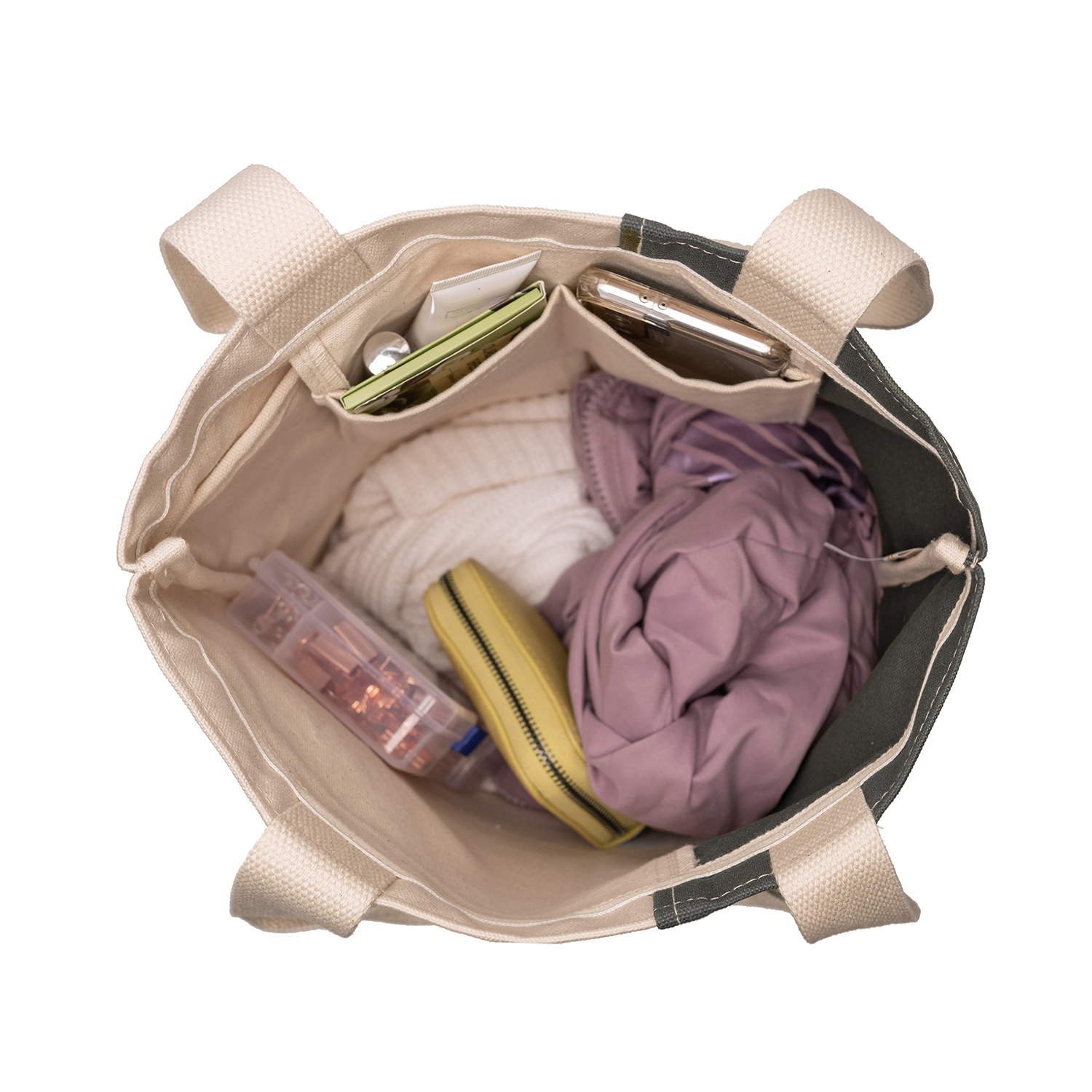 18 Oz. Heavyweight Two Tone Bay Tote 5