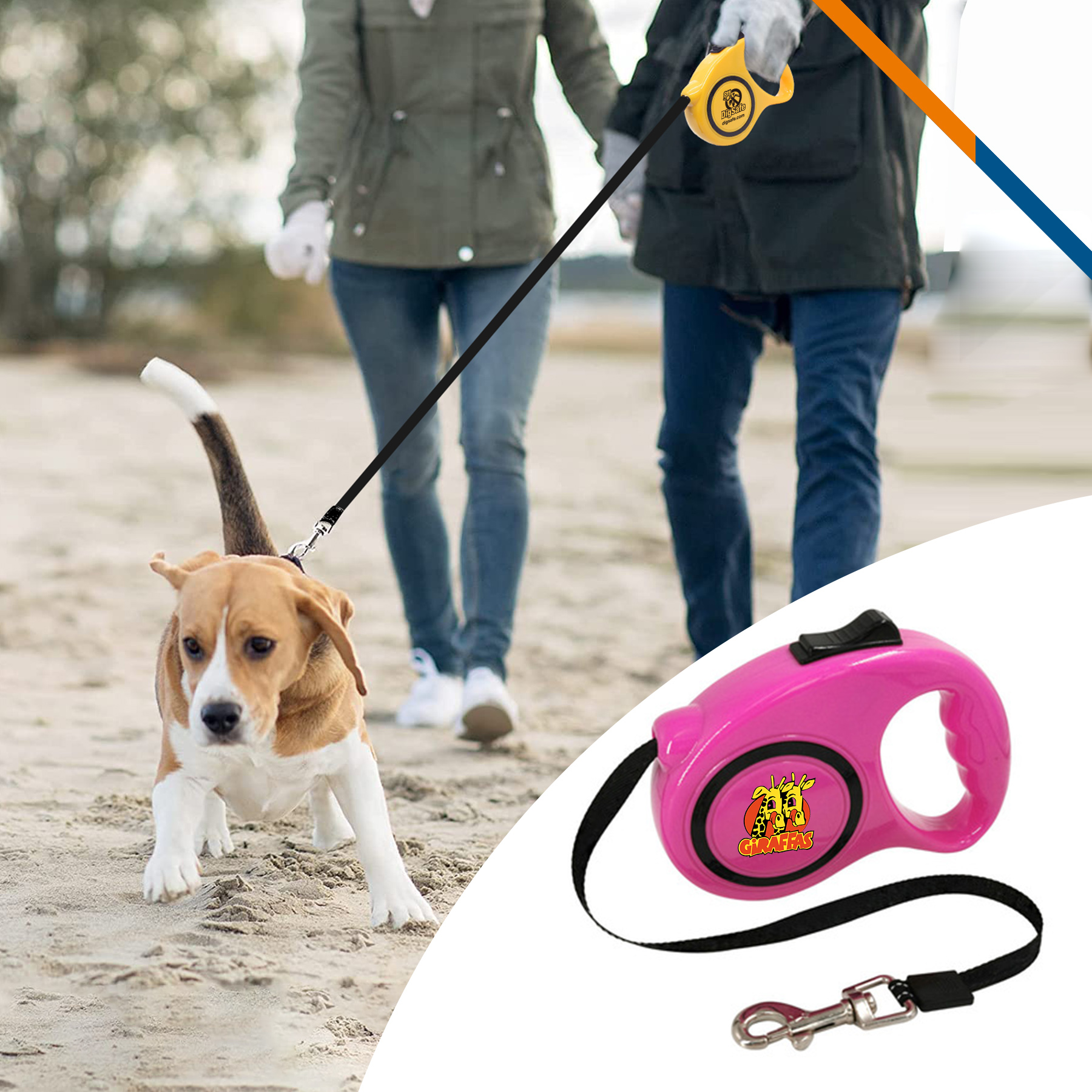 Relaxed Retractable Dog Leash 3