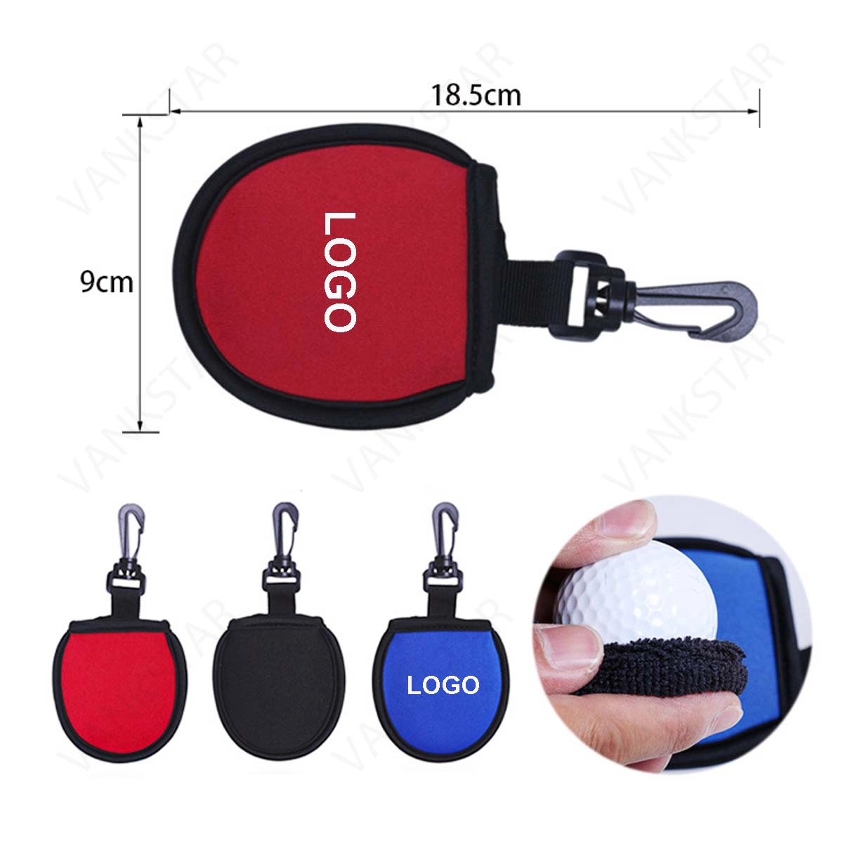 Golf Ball Cleaning Pouch 2