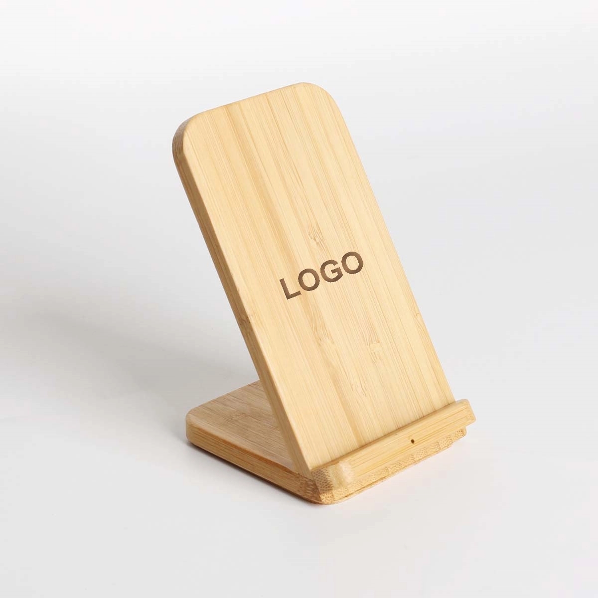 Bamboo Wireless Charging Stand 4