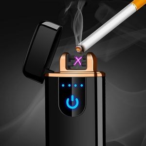 Sleek Round Angle Rectangle Electric Arc Lighter USB Charging 46