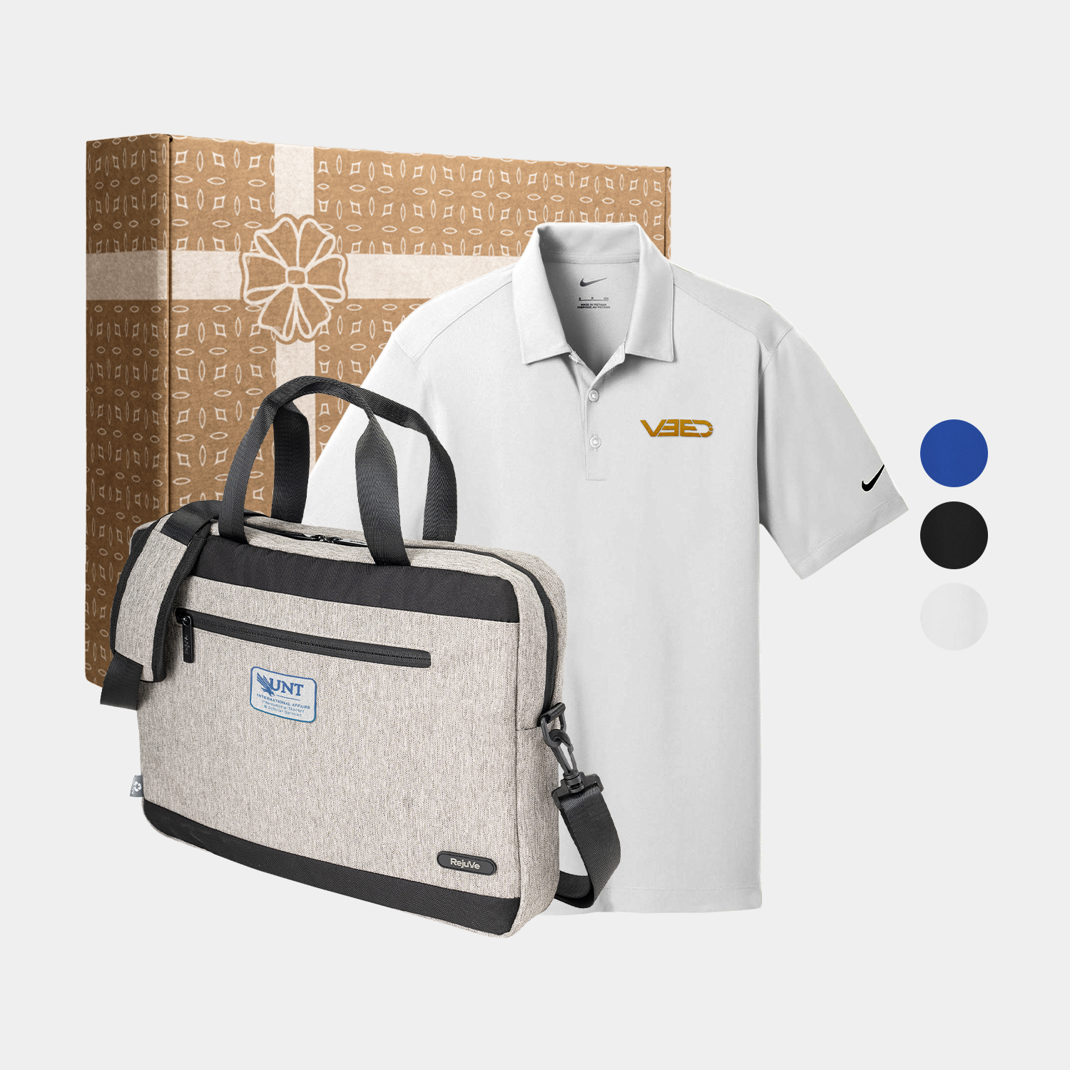 Nike Dri-FIT Polo & RejuVe® Executive Laptop Bag Gift Set 3