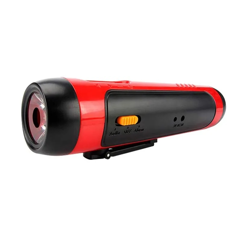 Manual Flashlight W/ Radio Power Banka 5