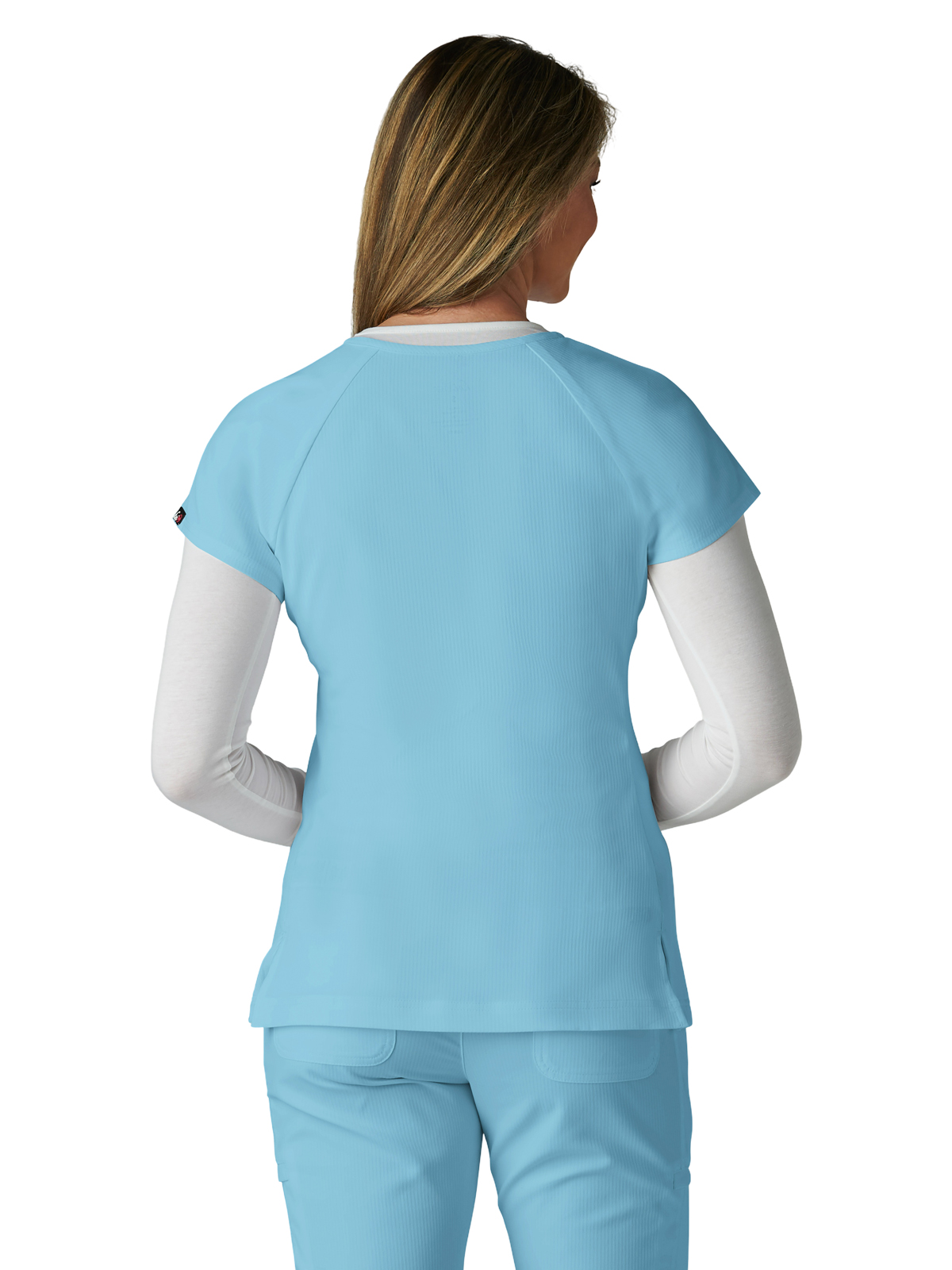 koi - Lite - Women's Two-Pocket Split V-Neck Scrub Top 19