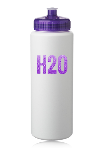 32 oz. HDPE Plastic Sports Water Bottles 25
