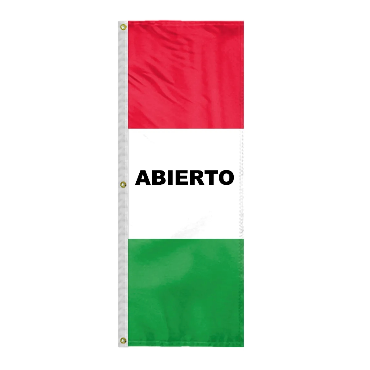 8' x 28" (3) Sewn Stripes Horizontal Message Flags 7