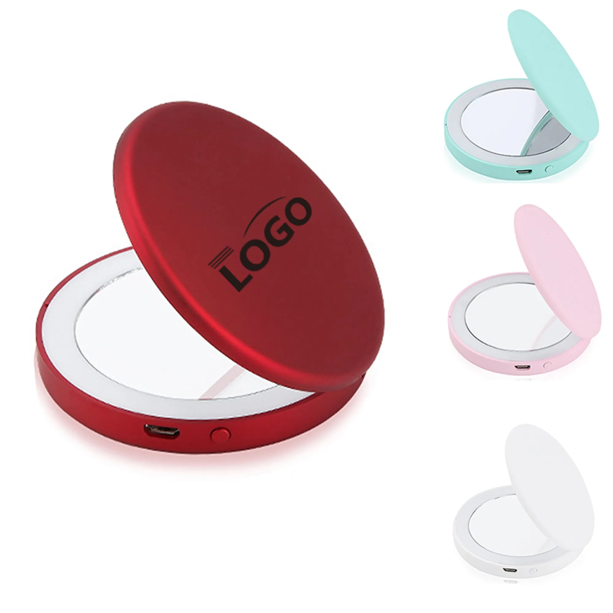 LED Lighted Travel Compact Mirror