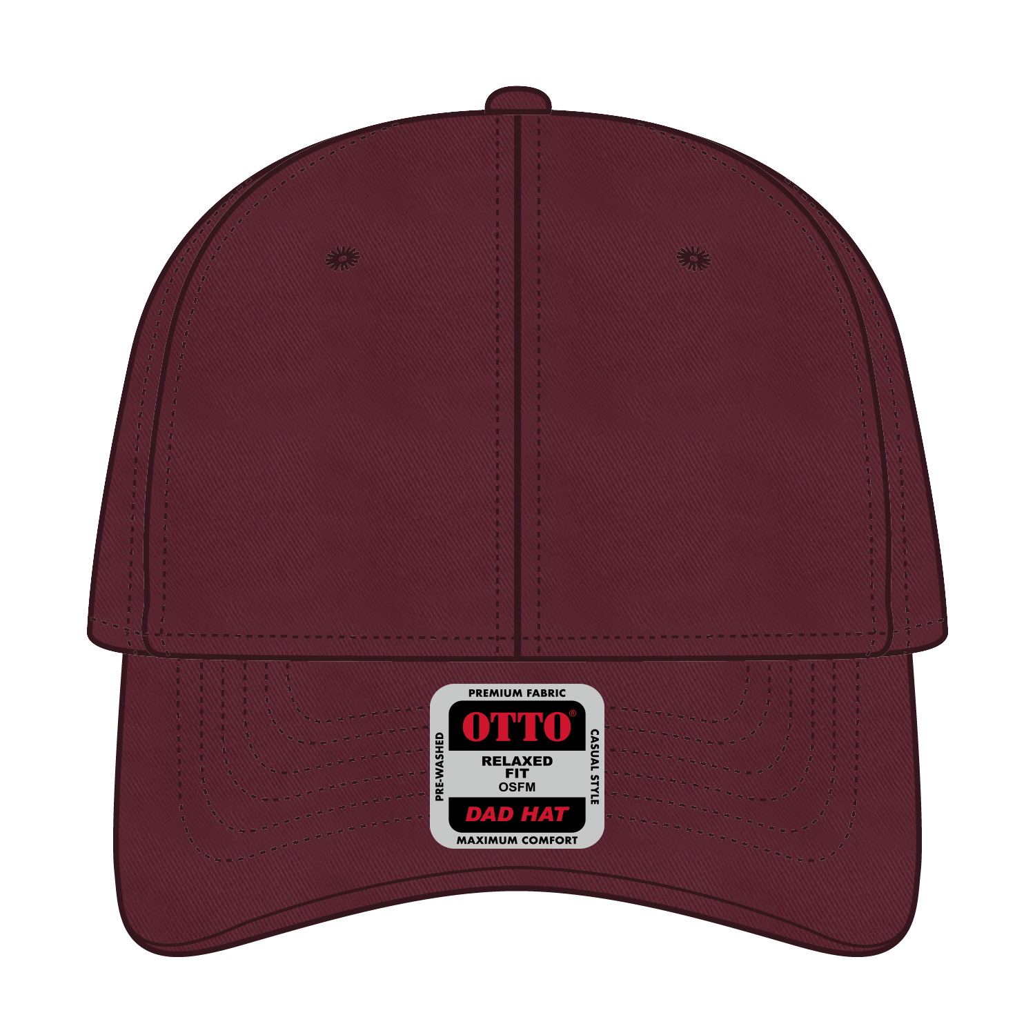 OTTO CAP® 6 Panel Low Profile Dad Hat 19