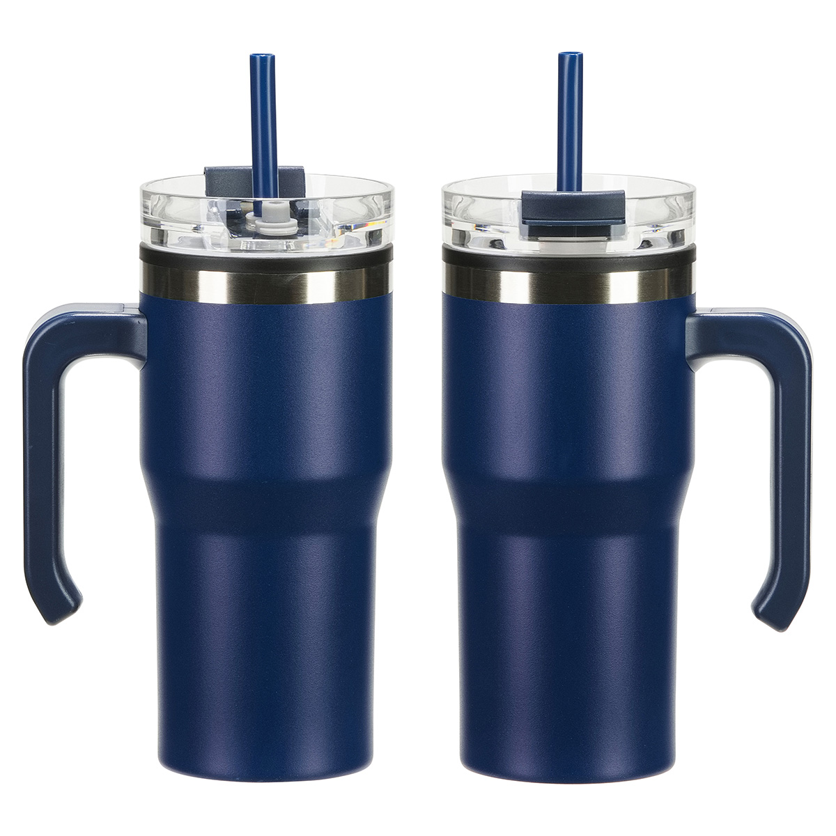 Outback 20 oz Stainless Steel/Polypropylene Mug with Lid and Straw 35