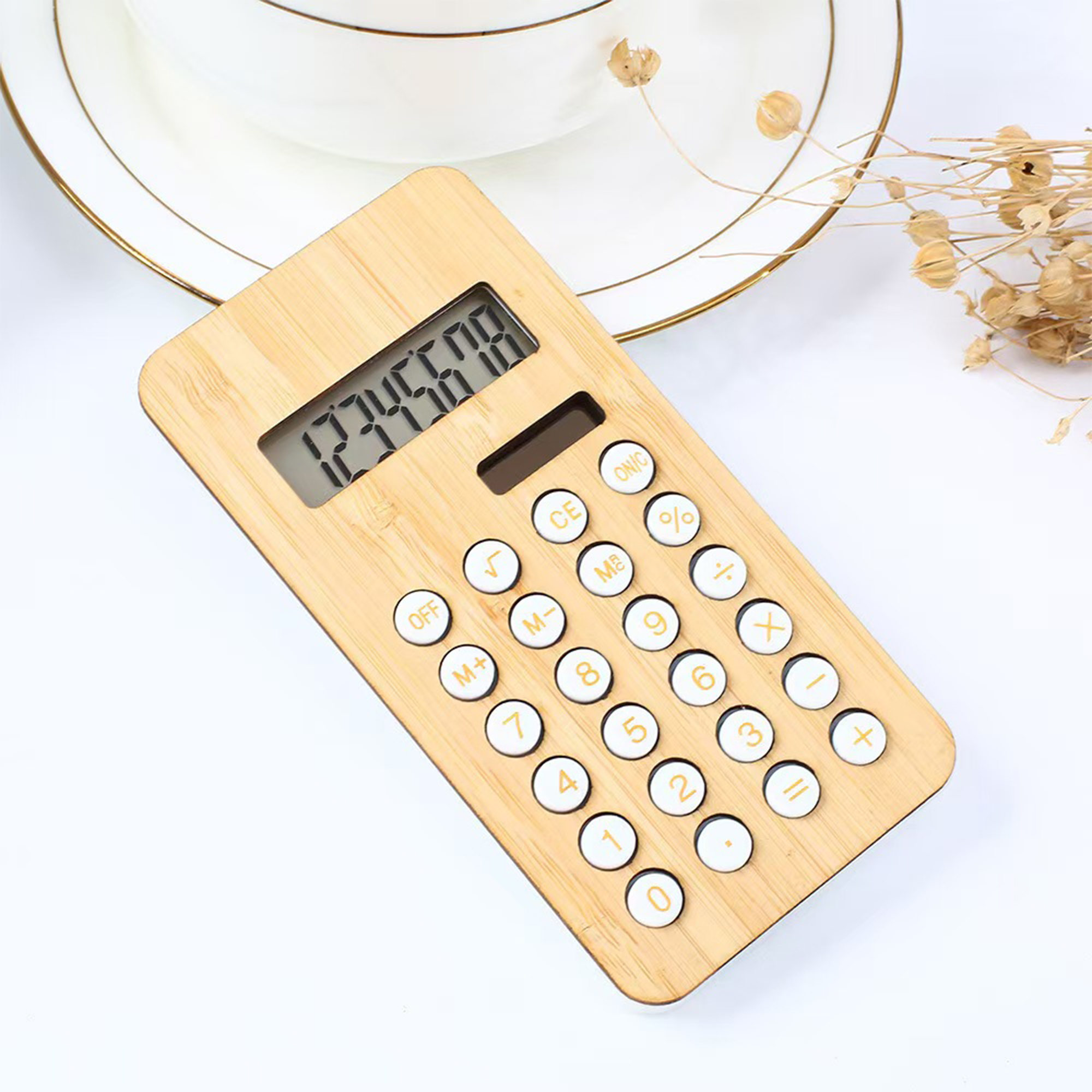 Bamboo Customizable Solar Calculator 3