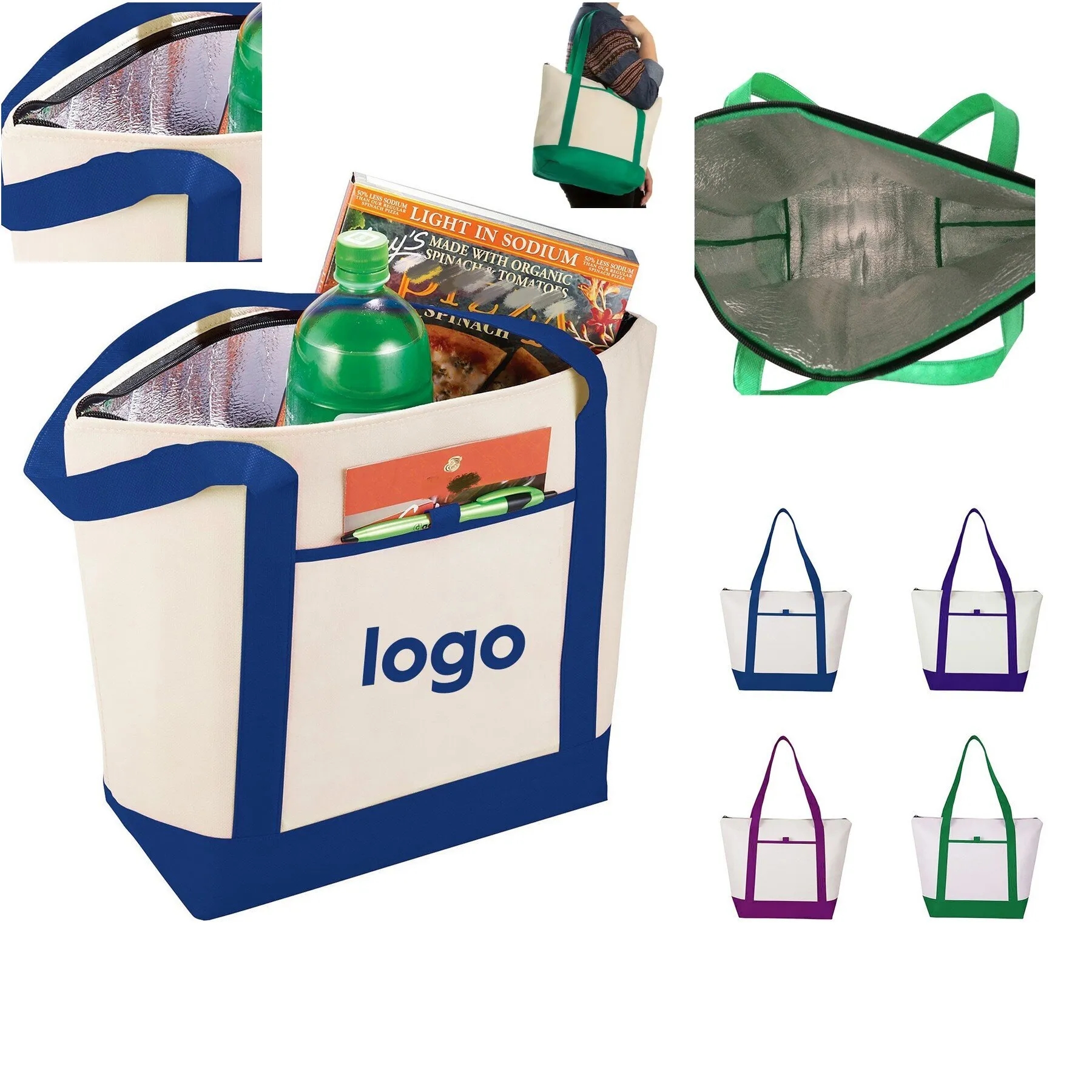 24-Can Non-Woven Tote Cooler Bag 1