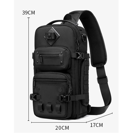 Multipurpose Sling Chest Bag Crossbody Shoulder Bag 3