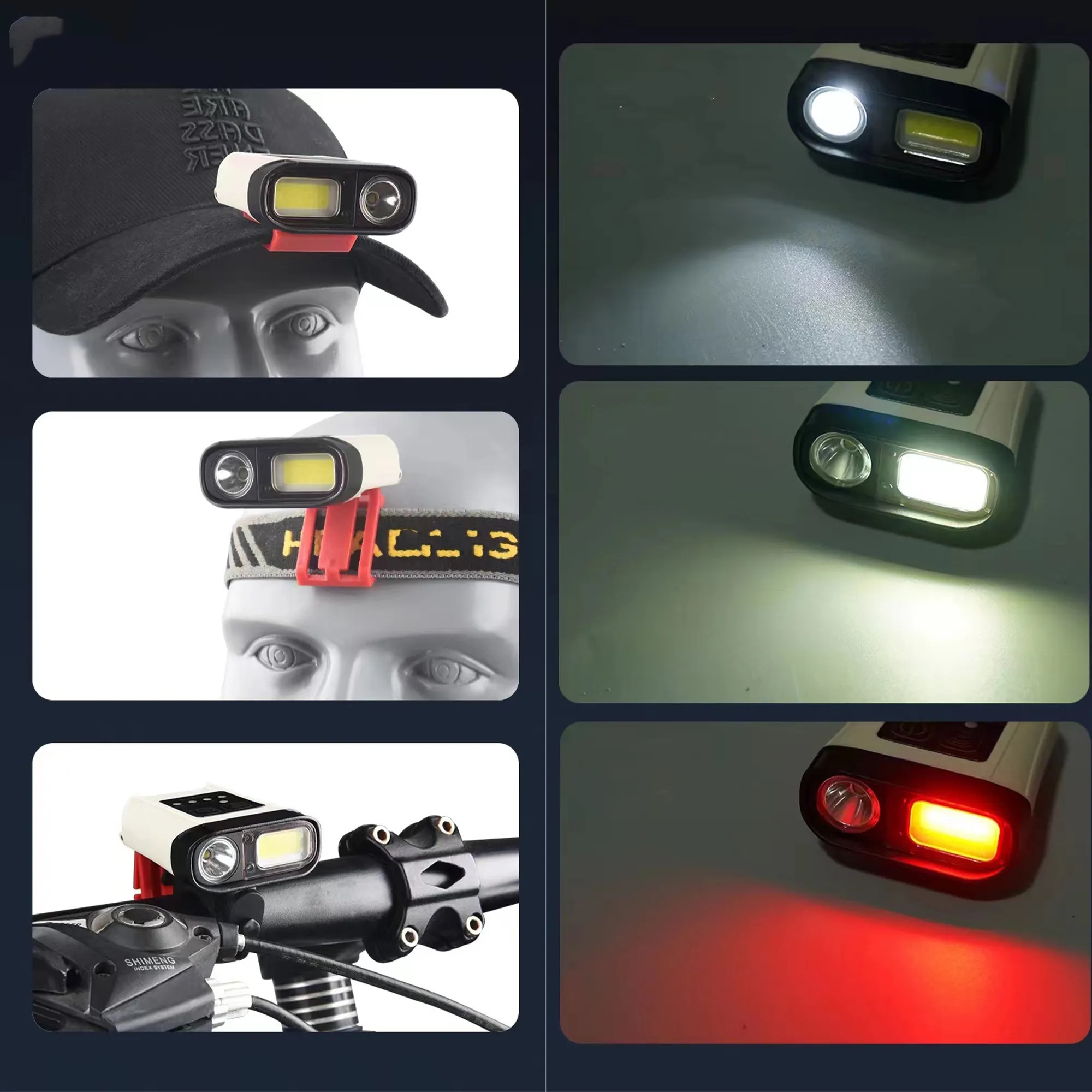LED Clip-On Hat Light Headlamp 3