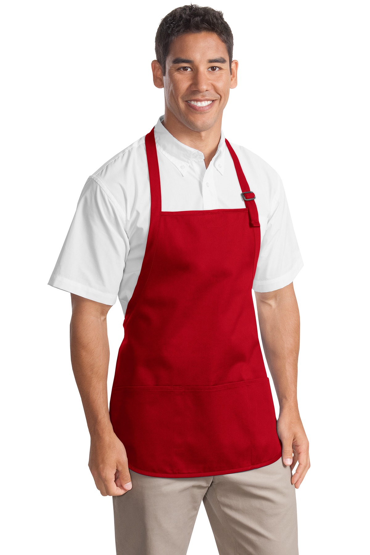 Port Authority Medium-Length Apron with Pouch Pockets. A510 4
