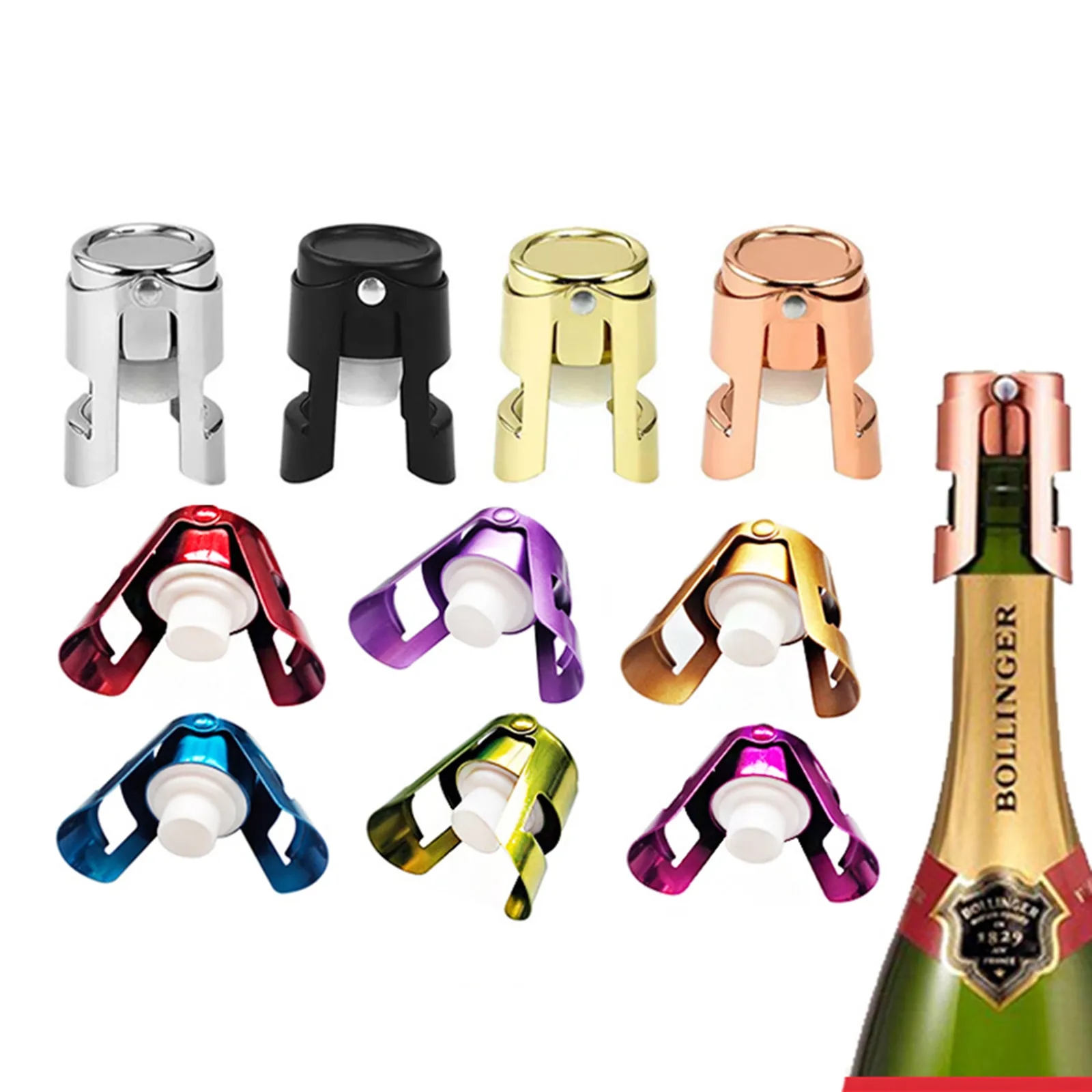 Stainless Steel Champagne Stoppers 2