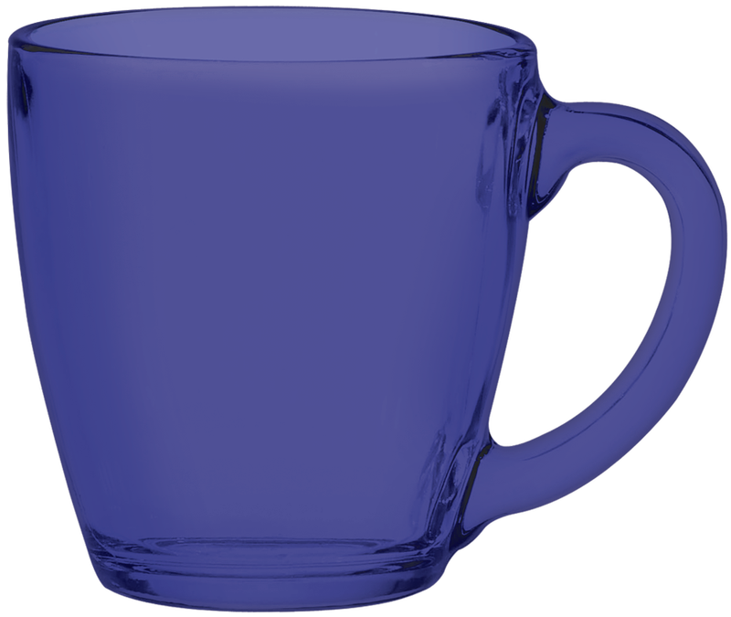 16 oz. Glass Bistro Coffee Mug 63