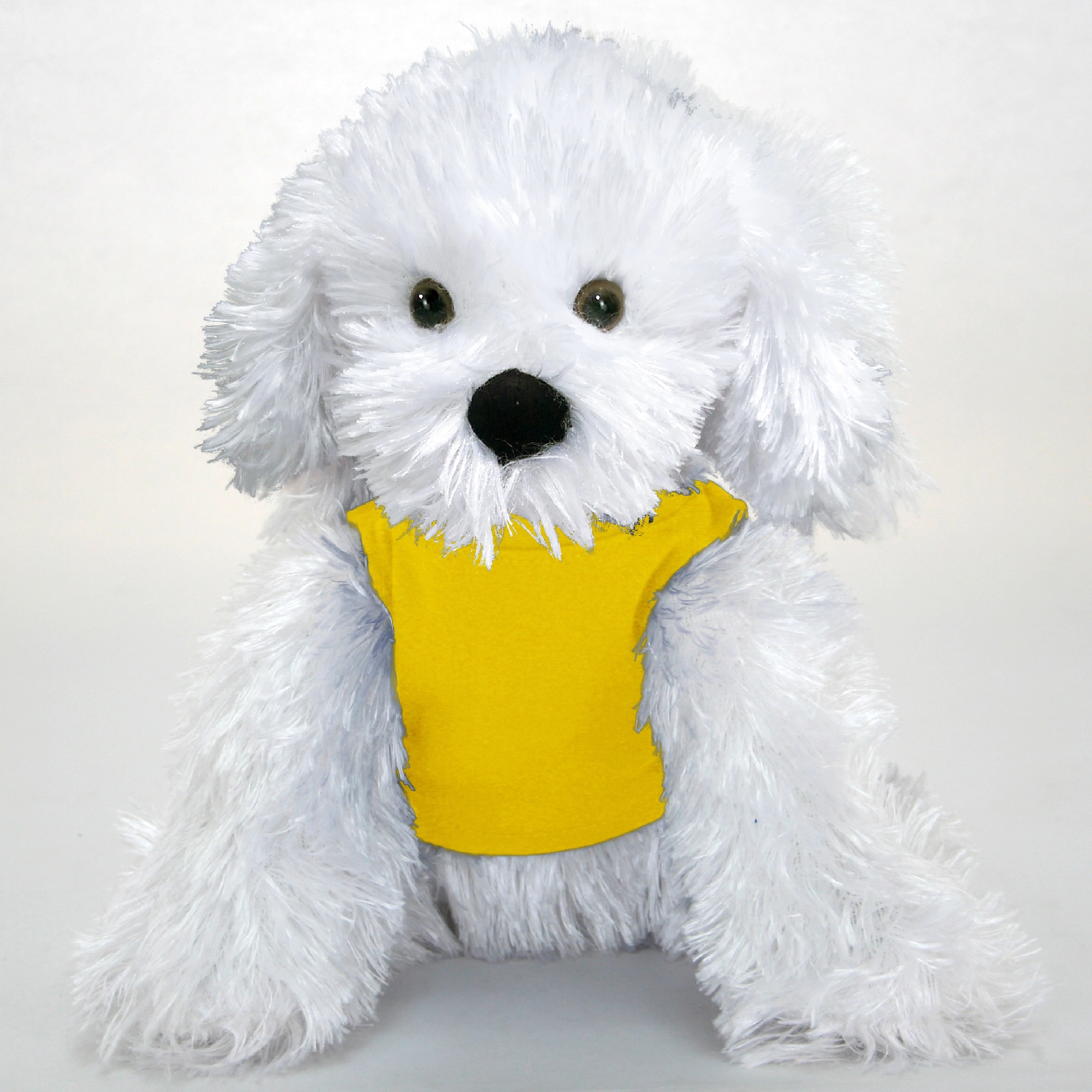 9" White Shaggy Dog 14