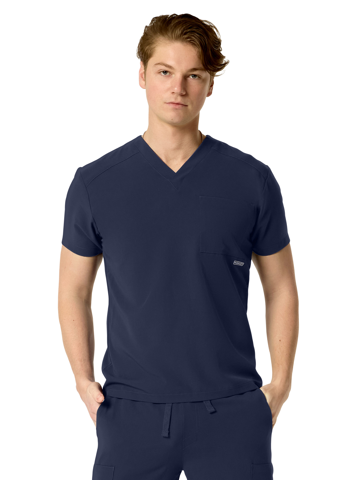 Parkley ABC - Men's One-Pocket SANTIAGO Basic V-Neck Top 22