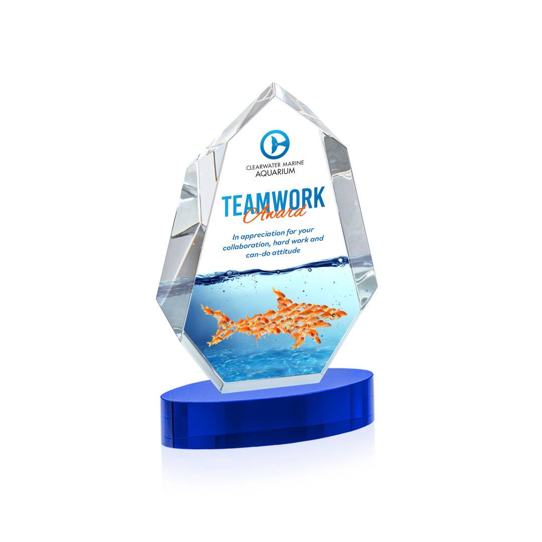 Norwood VividPrint™ Award on Alberton Base - Blue 5