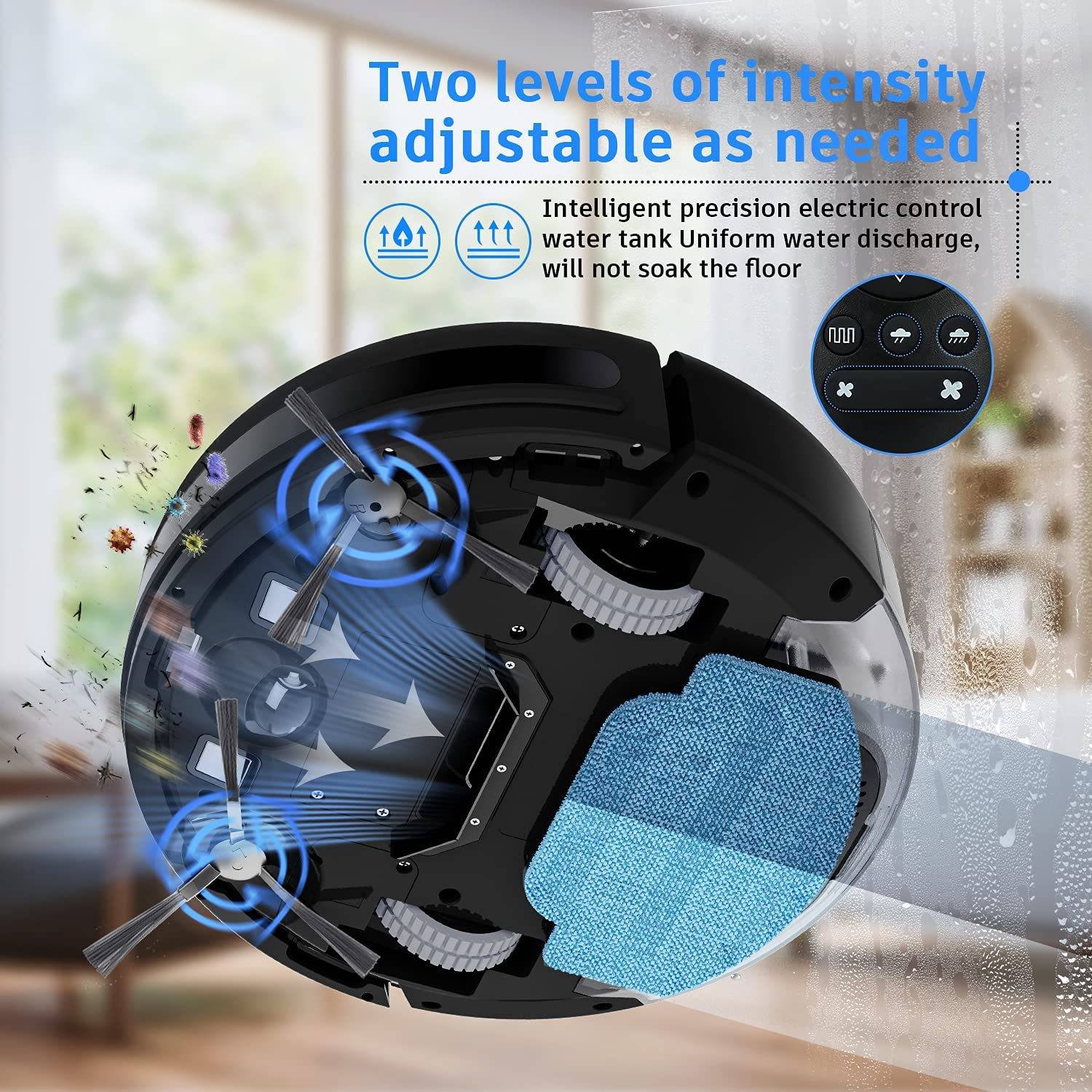 Automated smartphone-controlled sweeping robot 4