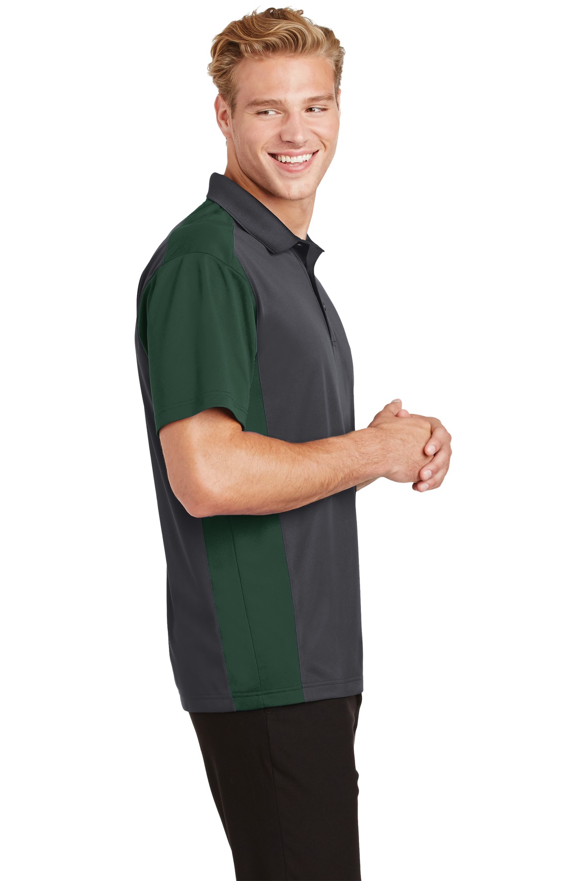 Sport-Tek Colorblock Micropique Sport-Wick Polo. ST652 12