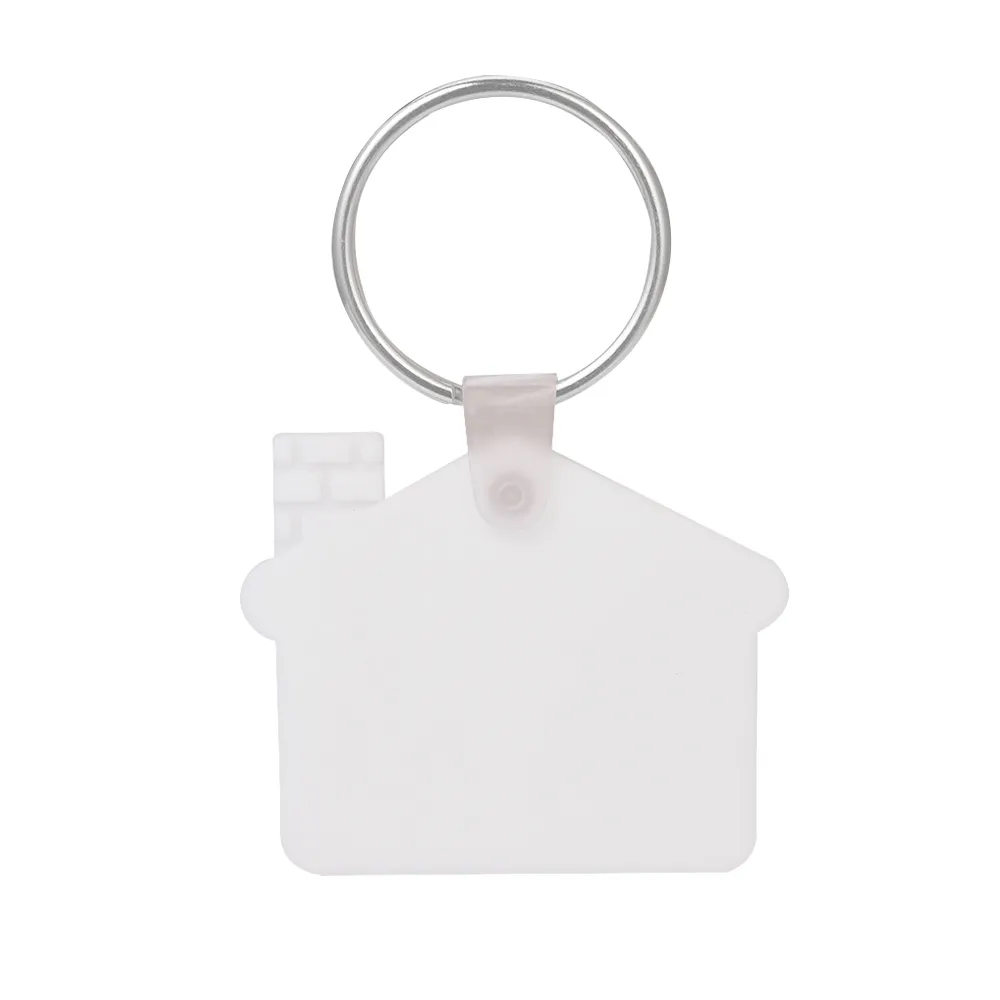 Custom House Shaped Silicone Keychain 34