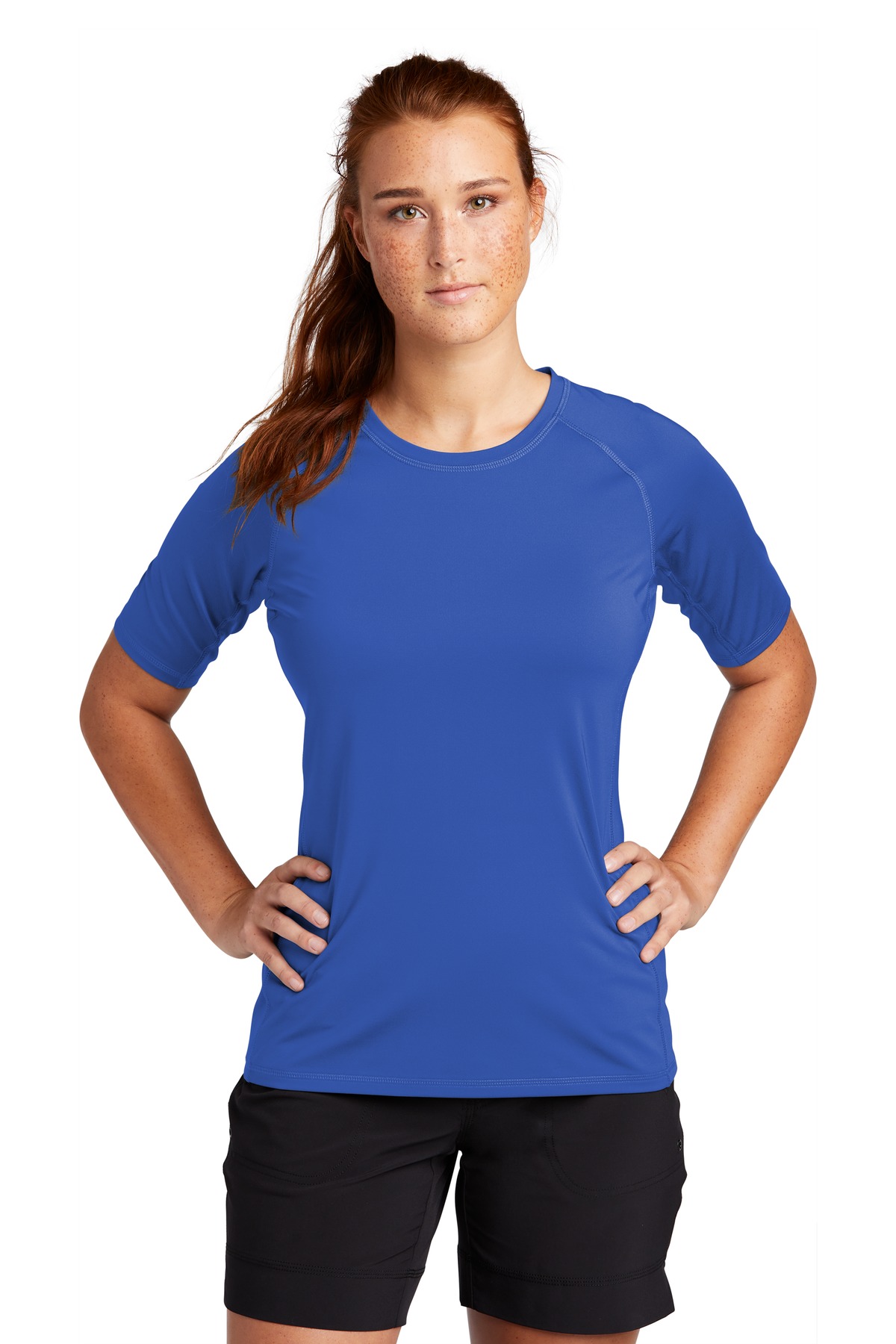 Sport-Tek Women's Rashguard Tee. LST470 6