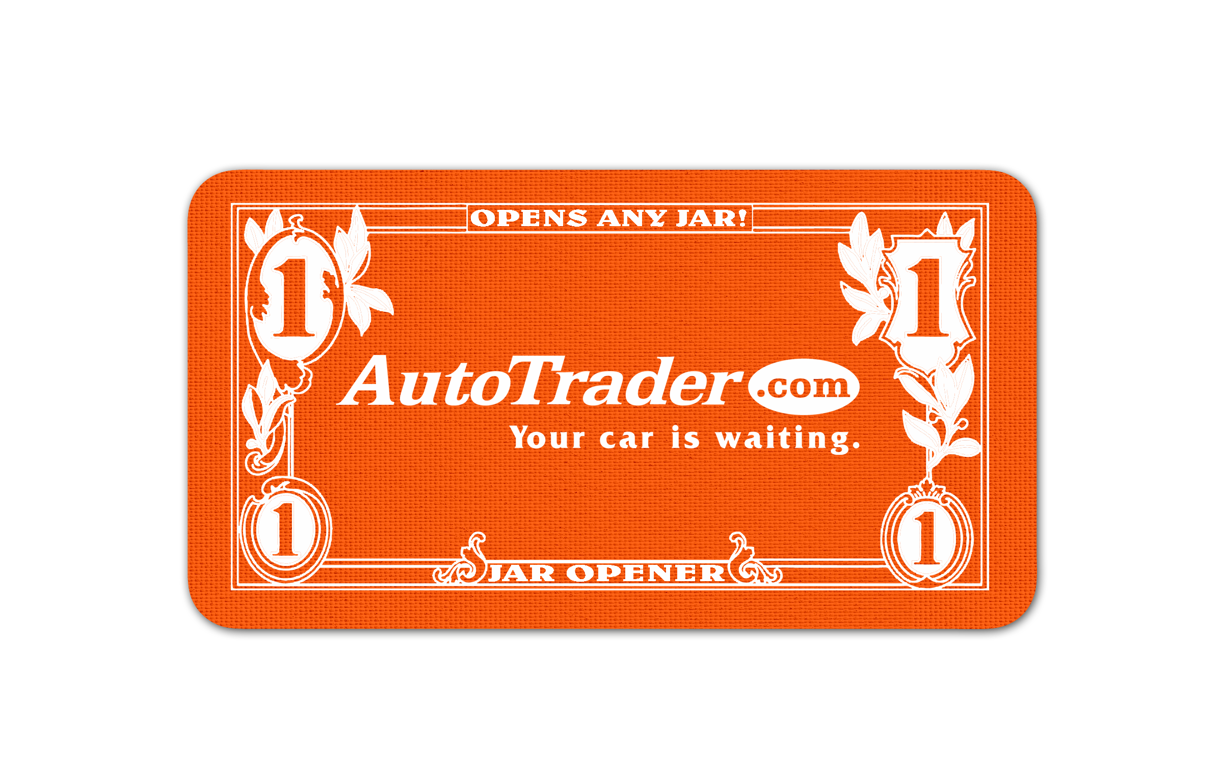 Dollar Bill Vinyl Jar Opener 45