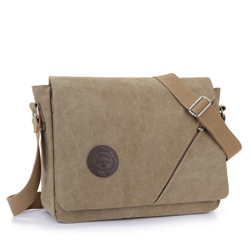 Canvas Messenger Crossbody Satchel Bag 11