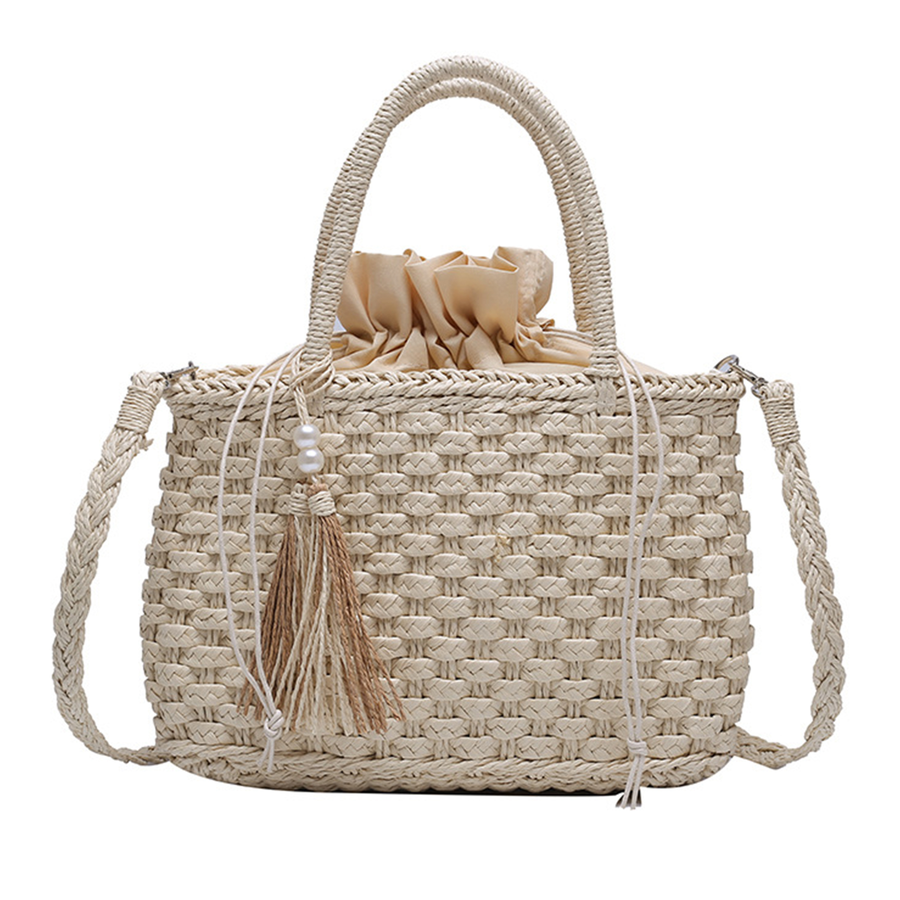 Jute Vintage hand-woven cross-body bag 4
