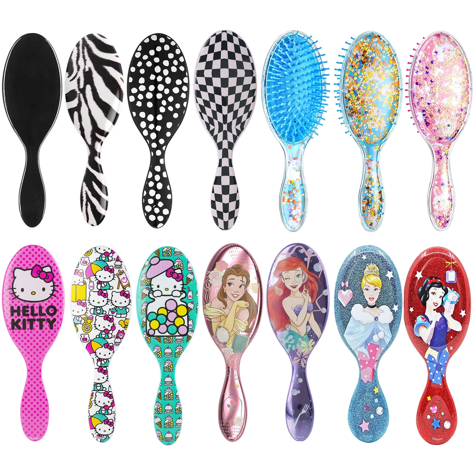 Custom Pattern Detangler Hair Brush 1