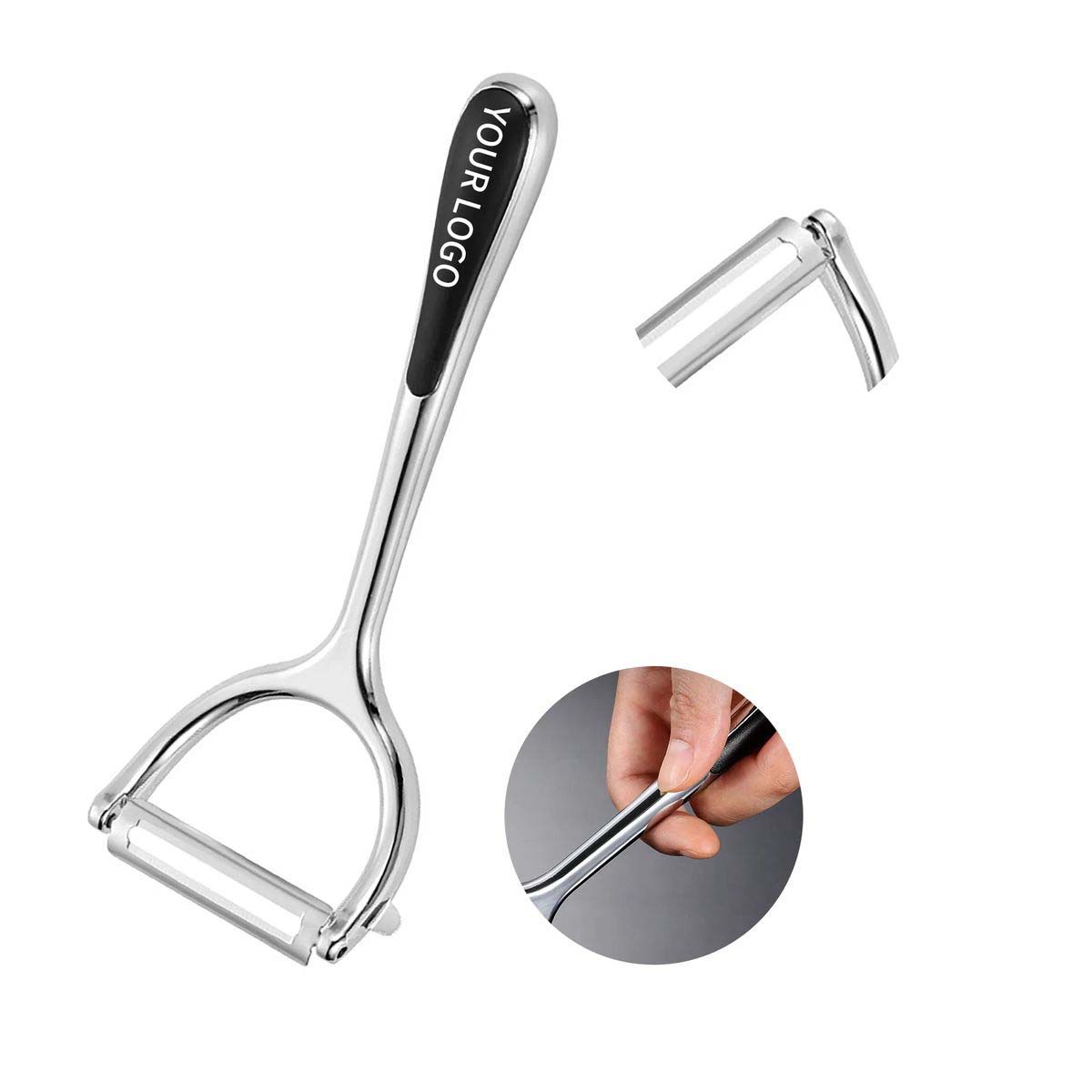 Durable Zinc Alloy Peeler with Ergonomic Handle 5