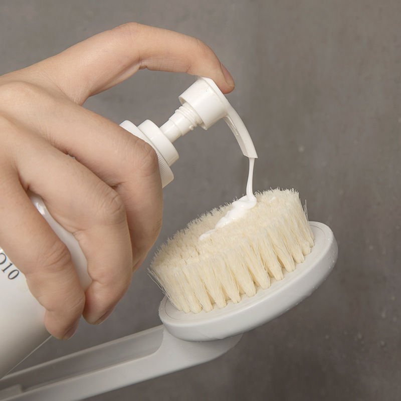 Soft Bristles Foldable Handle Bath Brush 3