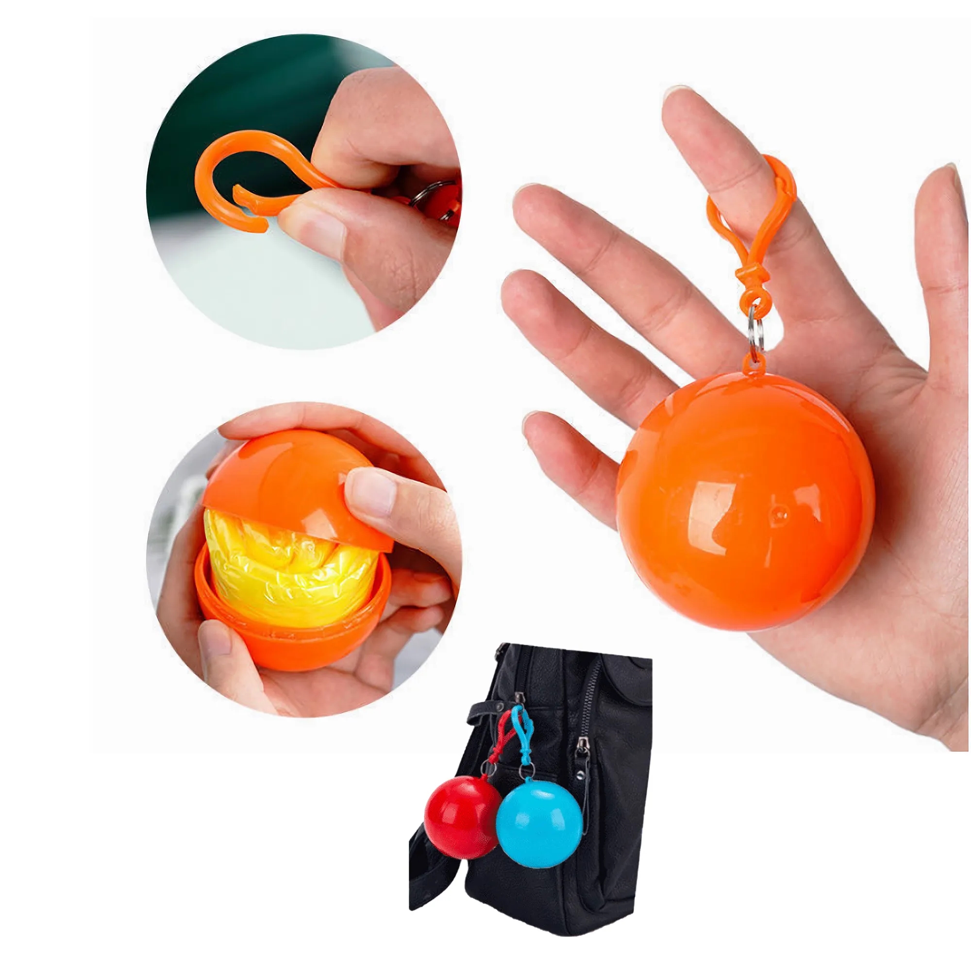 Portable Disposable Emergency Raincoat Ball 1
