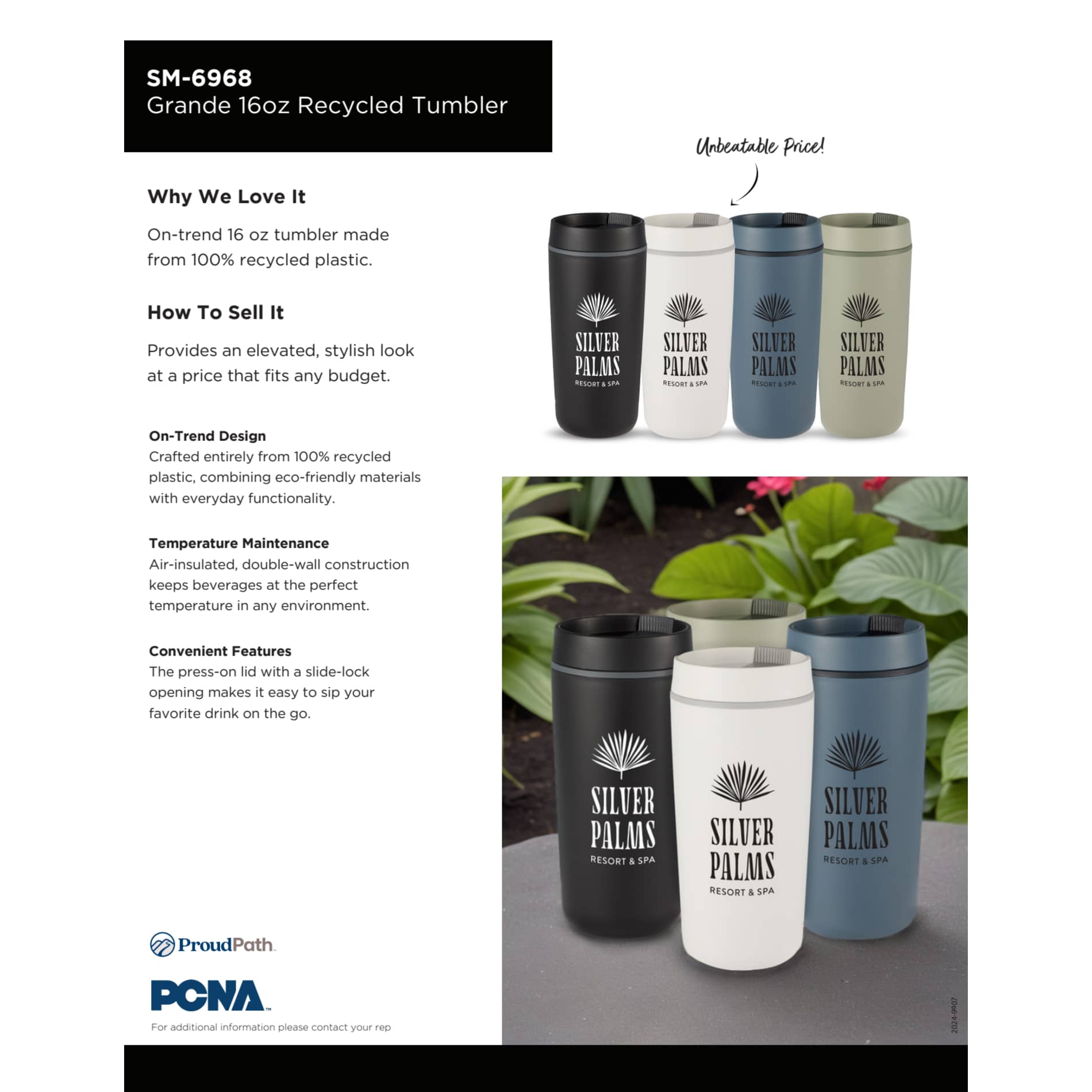 Grande 16oz Recycled Tumbler 71