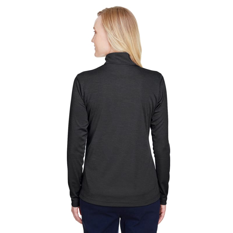 Team 365 Ladies' Zone Sonic Heather Performance Quarter-Zip 3