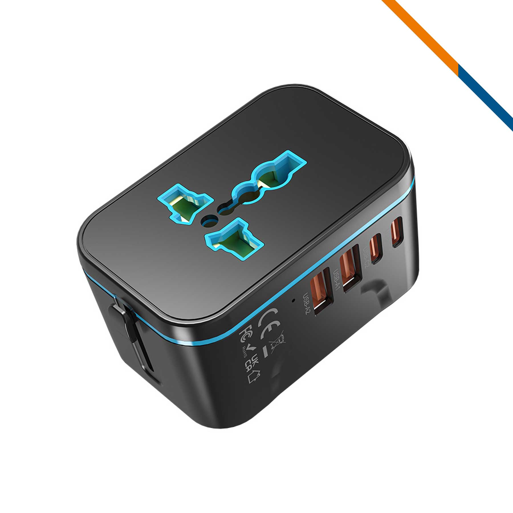 Alexis 4 Ports Universal Adapter 4