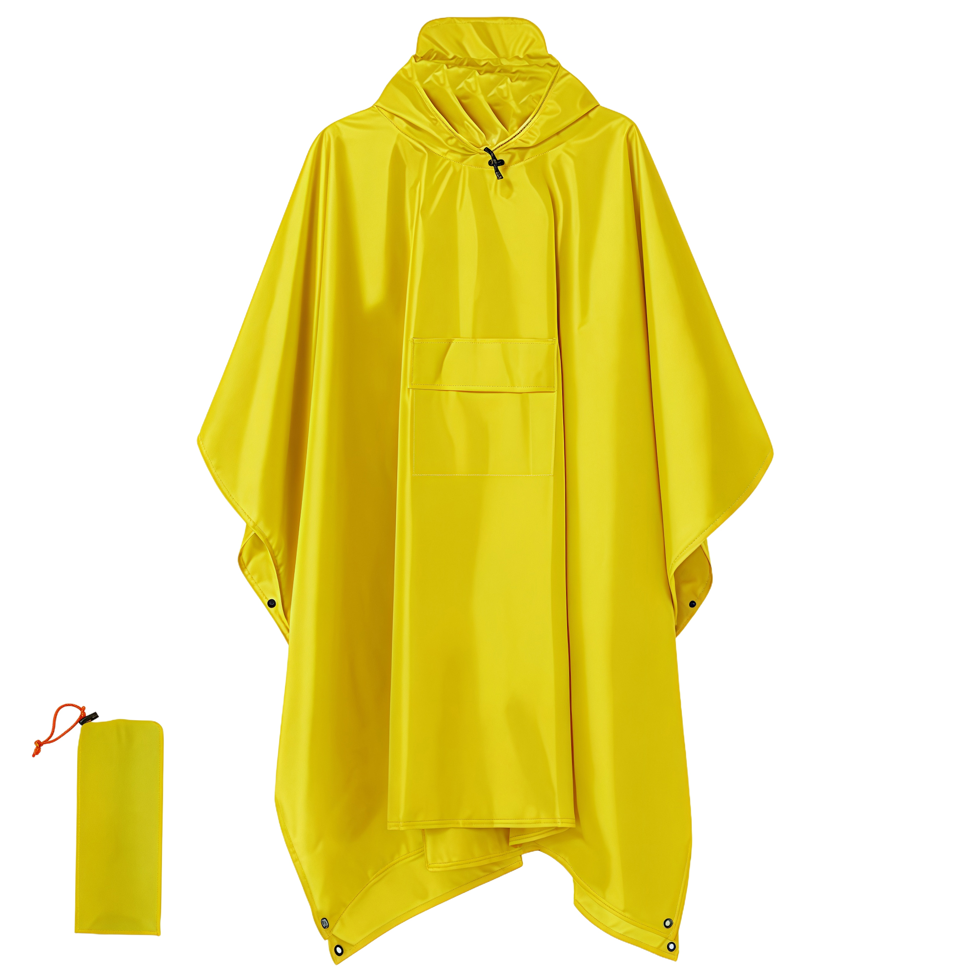 3-in-1 Poncho Raincoat for Outdoor Cycling Hiking 6