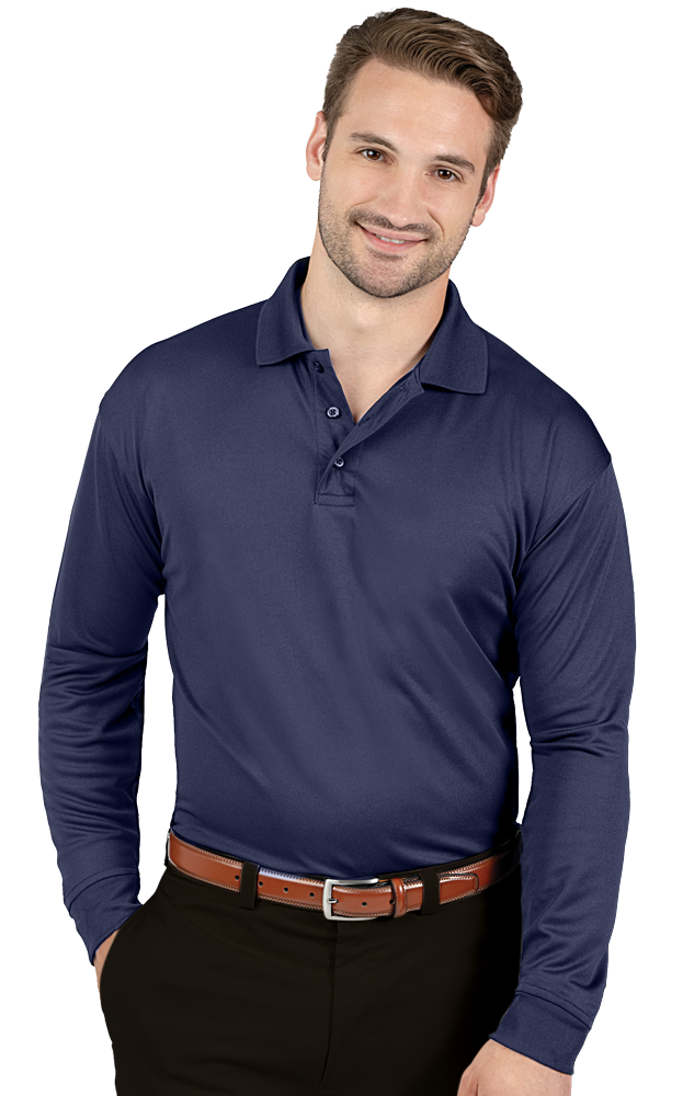Adult Avenger Long Sleeve Polo 7