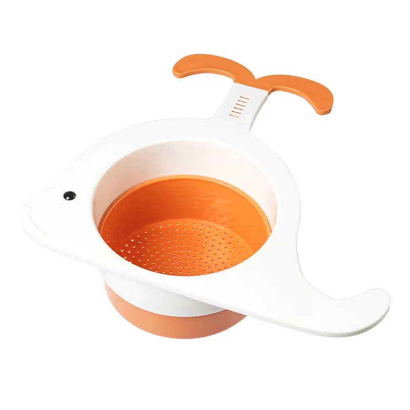 Cute Whale Kitchen Sink Drain Basket Filter 10