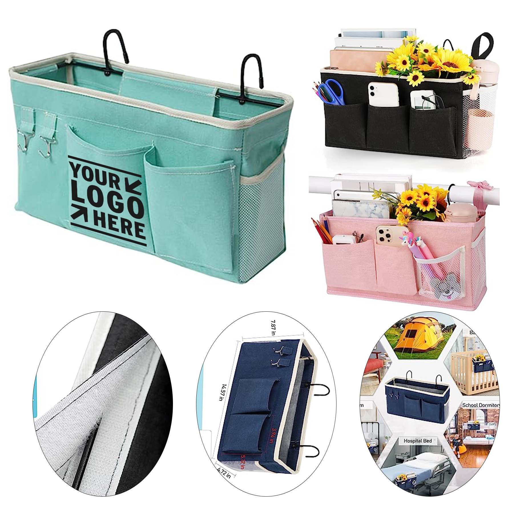Bedside Caddy Bedside Storage Bag Hanging Organizer 3