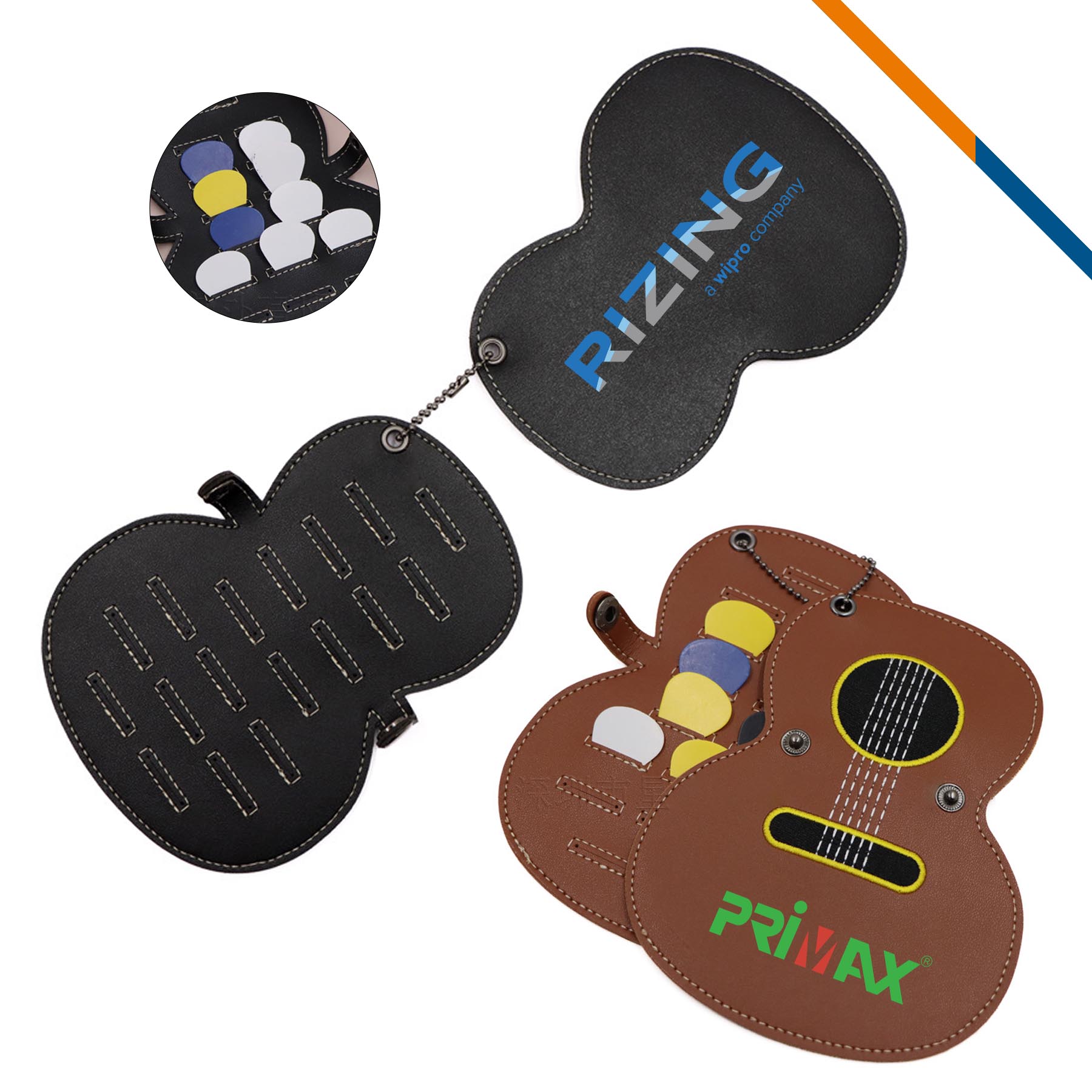 Jazpick PU Leather Guitar Pick Pouch 7