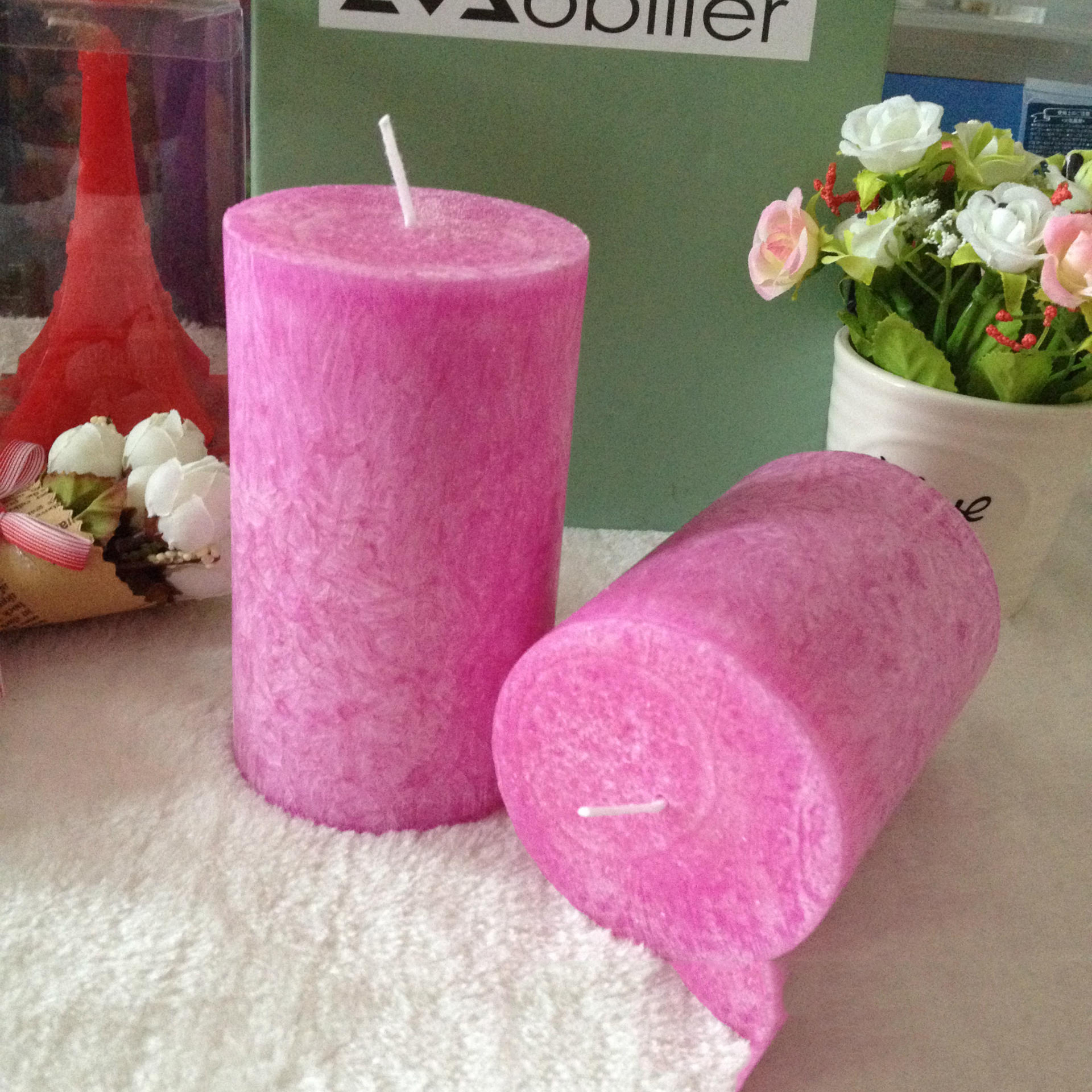 Customized Pillar Candle 11