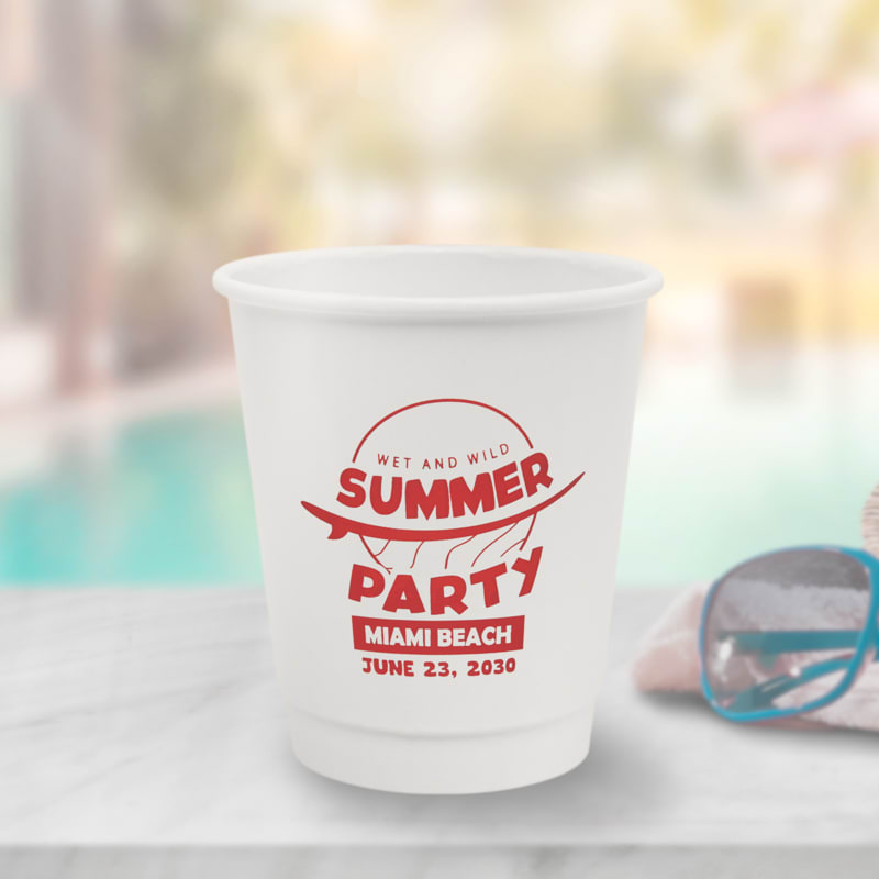 Custom 10 Oz. Double Wall Paper Hot Cups 9
