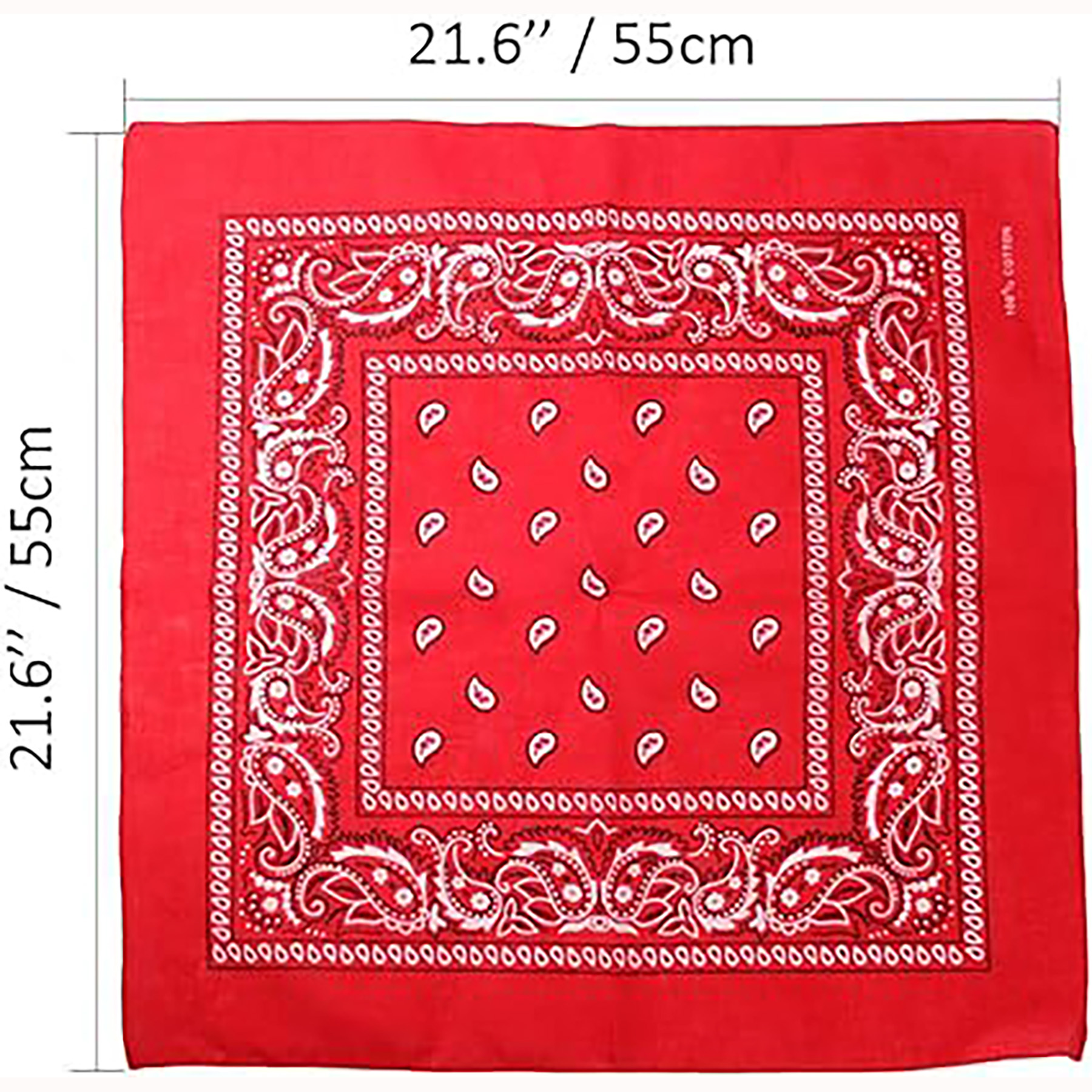 Pure Cotton Paisley Pattern Bandanas 11